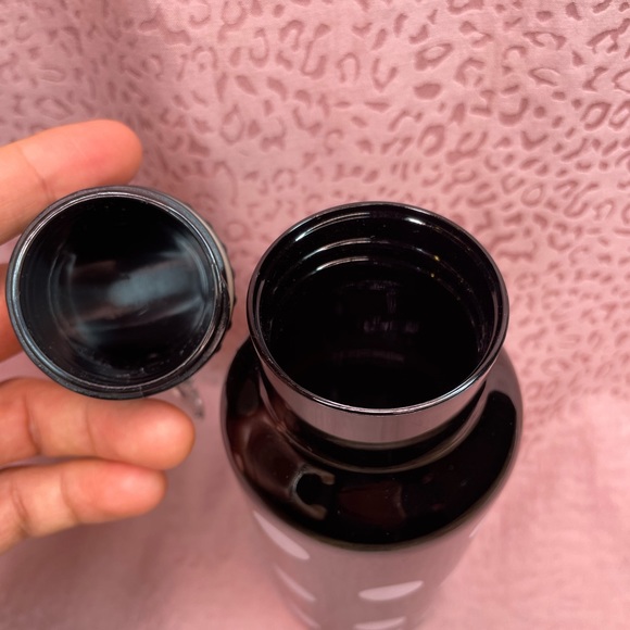 Victorias Secret “PINK” Polka Dot Water Bottle, Black And White with Carabiner - Picture 6 of 8